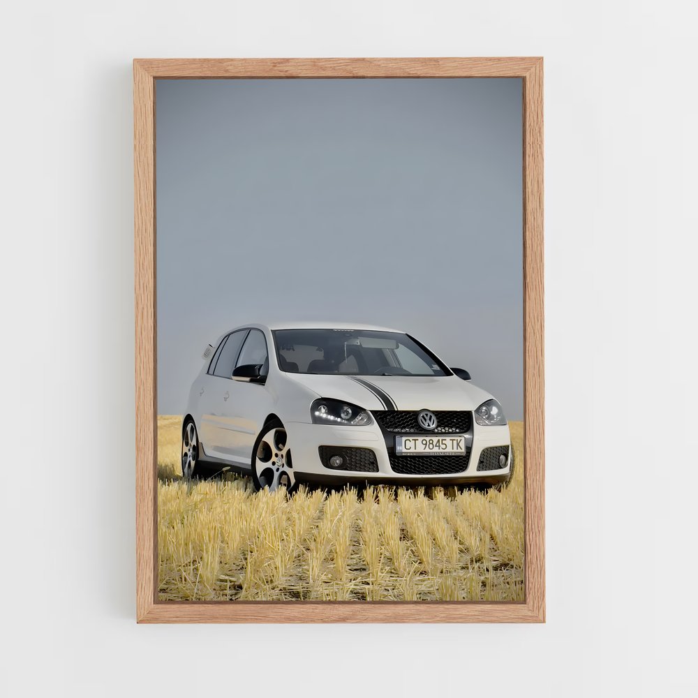 Poster GTI dans les Blés – affiche Volkswagen (vue 4)